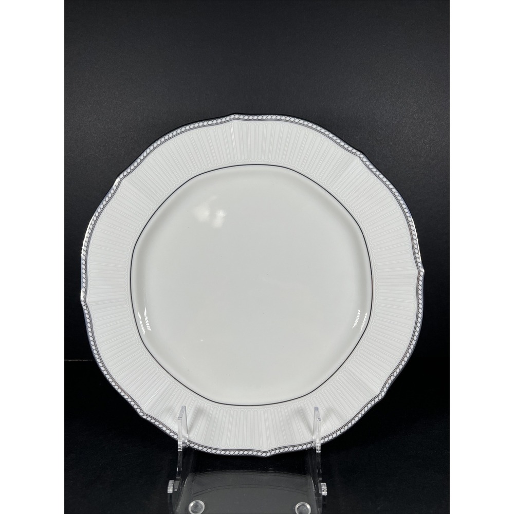 NORITAKE IVORY CHINA #7382 "ADRIANNA" 10 1/2" DINNER PLATE NEW